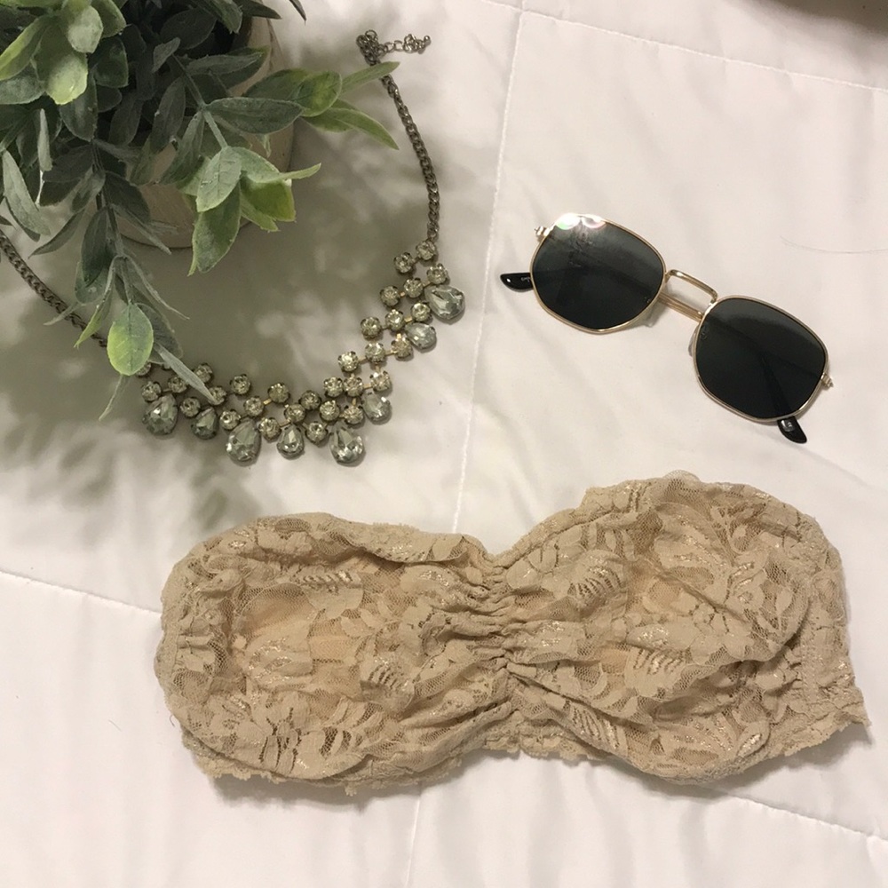 Wet seal nude bandeau